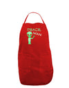 Peace Man Alien Dark Adult Apron-Bib Apron-TooLoud-Red-One-Size-Davson Sales