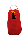 Happy Cinco de Meow - Cinco de Mayo Cat Dark Adult Apron by TooLoud-Bib Apron-TooLoud-Red-One-Size-Davson Sales