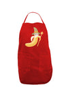 Ben Banana Wizard - Cute Fruit Halloween Dark Adult Apron-Bib Apron-TooLoud-Red-One-Size-Davson Sales