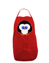 Cute Penguin Christmas Dark Adult Apron-Bib Apron-TooLoud-Red-One-Size-Davson Sales