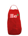 Ho Ho Ho Math Christmas Dark Adult Apron-Bib Apron-TooLoud-Red-One-Size-Davson Sales