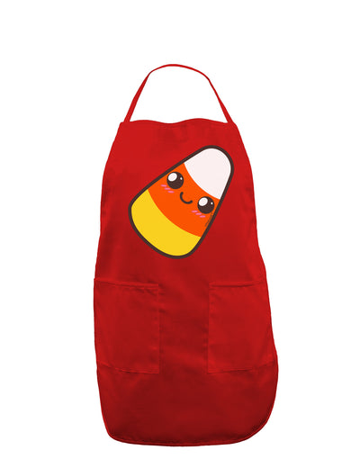 Cute Mother Candy Corn Family Halloween Dark Adult Apron-Bib Apron-TooLoud-Red-One-Size-Davson Sales