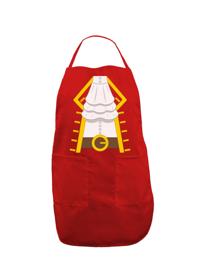 Pirate Captain Costume Gold Dark Adult Apron-Bib Apron-TooLoud-Red-One-Size-Davson Sales