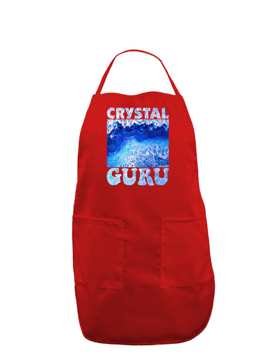 Crystal Guru Dark Adult Apron-Bib Apron-TooLoud-Red-One-Size-Davson Sales