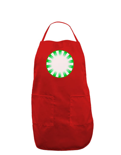 TooLoud Watercolor Spearmint Dark Adult Apron-Bib Apron-TooLoud-Red-One-Size-Davson Sales