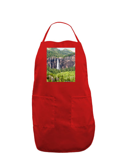 Beautiful Cliffs Nature Dark Adult Apron by-Bib Apron-TooLoud-Red-One-Size-Davson Sales