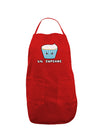 Cute Cupcake with Sprinkles - Lil Cupcake Dark Adult Apron by TooLoud-Bib Apron-TooLoud-Red-One-Size-Davson Sales