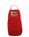 Colorado Mountain Spires Dark Adult Apron-Bib Apron-TooLoud-Red-One-Size-Davson Sales