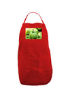 Buy Local - Green Tomatoes Dark Adult Apron-Bib Apron-TooLoud-Red-One-Size-Davson Sales