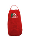 Mexico Eagle Symbol - Mexican Flag - Mexico Dark Adult Apron by TooLoud-Bib Apron-TooLoud-Red-One-Size-Davson Sales