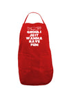 Ghouls Just Wanna Have Fun Adult Apron-Bib Apron-TooLoud-Red-One-Size-Davson Sales