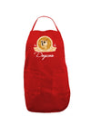 Doge Coins Adult Apron-Bib Apron-TooLoud-Red-One-Size-Davson Sales