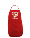 Cutsie Cartel Text Dark Adult Apron-Bib Apron-TooLoud-Red-One-Size-Davson Sales