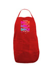 I Wanna Dance With You Dark Adult Apron-Bib Apron-TooLoud-Red-One-Size-Davson Sales