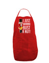 I Just Wanna Bust A Nut Nutcracker Dark Adult Apron by-Bib Apron-TooLoud-Red-One-Size-Davson Sales