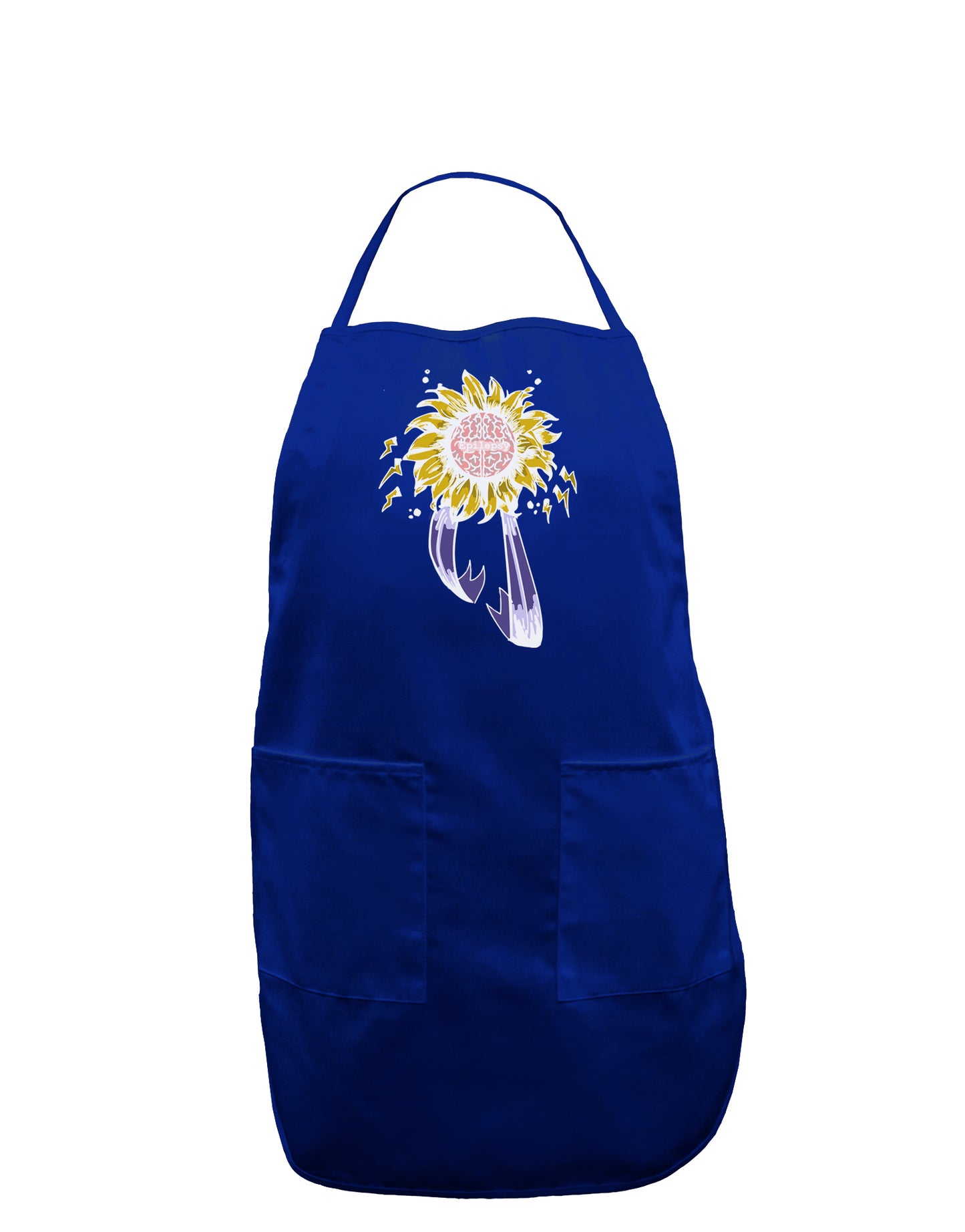 Epilepsy Awareness Adult Apron-Bib Apron-TooLoud-Royal Blue-One-Size-Davson Sales