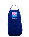 iMom - Mothers Day Dark Adult Apron-Bib Apron-TooLoud-Royal Blue-One-Size-Davson Sales