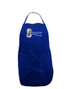 The Weak Can Never Forgive Dark Adult Apron-Bib Apron-TooLoud-Royal Blue-One-Size-Davson Sales