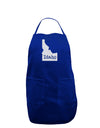 Idaho - United States Shape Dark Adult Apron by TooLoud-Bib Apron-TooLoud-Royal Blue-One-Size-Davson Sales