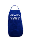 Are You Kitten Me Right Meow Cats Dark Adult Apron-Bib Apron-TooLoud-Royal Blue-One-Size-Davson Sales