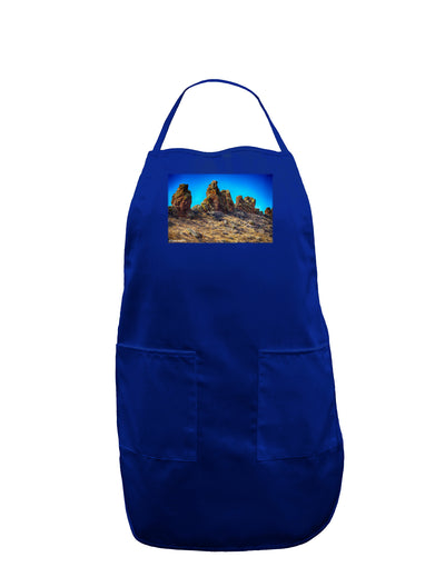 Crags in Colorado Dark Adult Apron by TooLoud-Bib Apron-TooLoud-Royal Blue-One-Size-Davson Sales