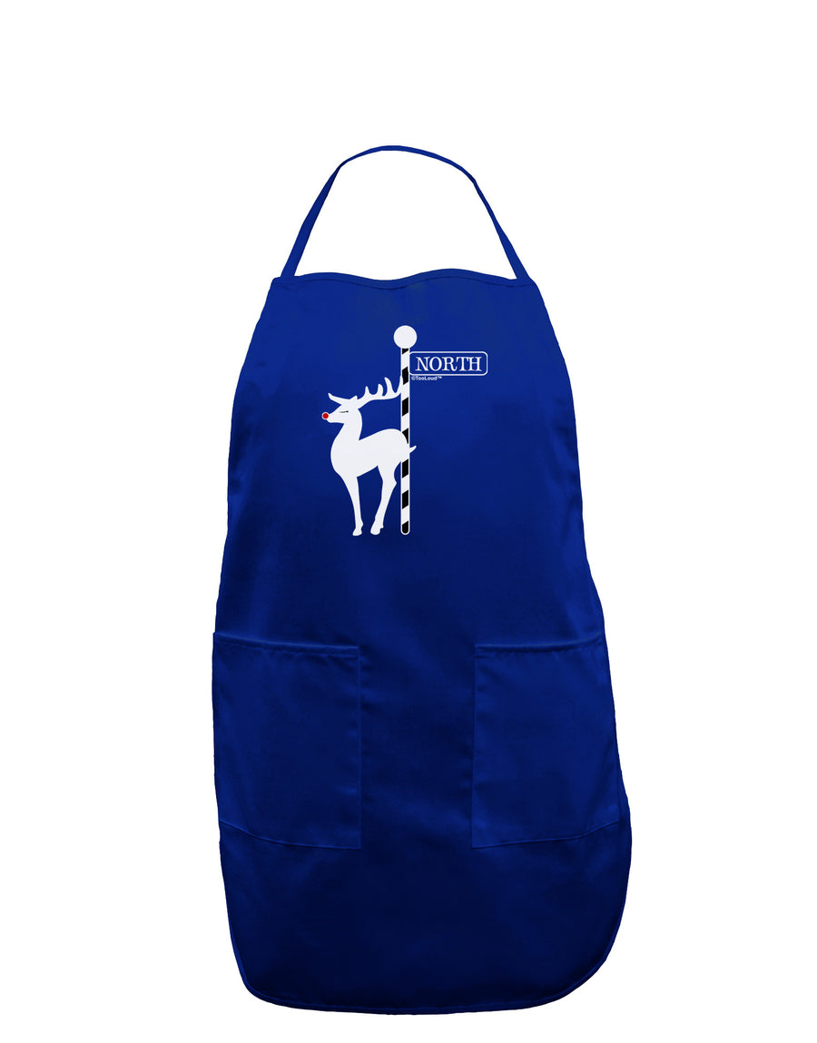 Rudolf the Ratchet Reindeer Dark Adult Apron-Bib Apron-TooLoud-Black-One-Size-Davson Sales