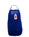 Eggnog Me Adult Apron-Bib Apron-TooLoud-Royal Blue-One-Size-Davson Sales