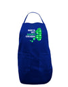 She's My Lucky Charm - Left Dark Adult Apron-Bib Apron-TooLoud-Royal Blue-One-Size-Davson Sales