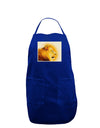 Lion Watercolor 3 Dark Adult Apron-Bib Apron-TooLoud-Royal Blue-One-Size-Davson Sales