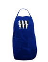 Eleven Pipers Piping Dark Adult Apron-Bib Apron-TooLoud-Royal Blue-One-Size-Davson Sales