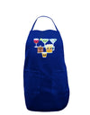 Cutsie Cartel Dark Adult Apron-Bib Apron-TooLoud-Royal Blue-One-Size-Davson Sales