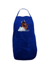 Taurus Color Illustration Dark Adult Apron-Bib Apron-TooLoud-Royal Blue-One-Size-Davson Sales