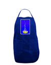 Solo Jellyfish Watercolor Dark Adult Apron-Bib Apron-TooLoud-Royal Blue-One-Size-Davson Sales