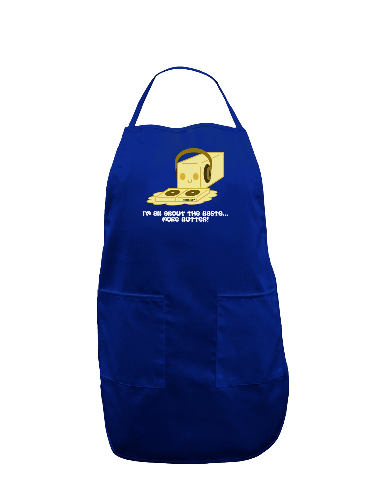 Butter - All About That Baste Dark Adult Apron by TooLoud-Bib Apron-TooLoud-Royal Blue-One-Size-Davson Sales