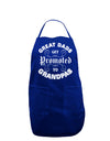 Great Dads get Promoted to Grandpas Dark Adult Apron-TooLoud-Royal Blue-One-Size-Davson Sales