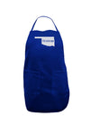 Oklahoma - United States Shape Dark Adult Apron by TooLoud-Bib Apron-TooLoud-Royal Blue-One-Size-Davson Sales