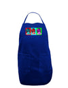 Extraterrestial Pop-art #1 Dark Adult Apron by TooLoud-Bib Apron-TooLoud-Royal Blue-One-Size-Davson Sales