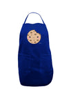 Cute Matching Milk and Cookie Design - Cookie Dark Adult Apron by TooLoud-Bib Apron-TooLoud-Royal Blue-One-Size-Davson Sales