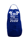 This Guy is the Best Papa Ever Dark Adult Apron-Bib Apron-TooLoud-Royal Blue-One-Size-Davson Sales