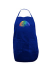 Rainbow Moon Dark Adult Apron-Bib Apron-TooLoud-Royal Blue-One-Size-Davson Sales