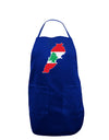Lebanon Flag Silhouette Dark Adult Apron-Bib Apron-TooLoud-Royal Blue-One-Size-Davson Sales