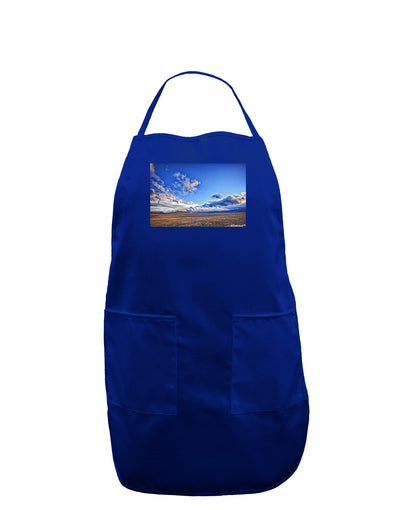 Garden of the Gods Colorado Dark Adult Apron-Bib Apron-TooLoud-Royal Blue-One-Size-Davson Sales