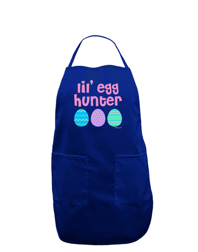 Lil' Egg Hunter - Easter - Pink Dark Adult Apron by TooLoud-Bib Apron-TooLoud-Royal Blue-One-Size-Davson Sales