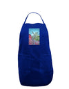 CO Cliffside Tree Dark Adult Apron-Bib Apron-TooLoud-Royal Blue-One-Size-Davson Sales