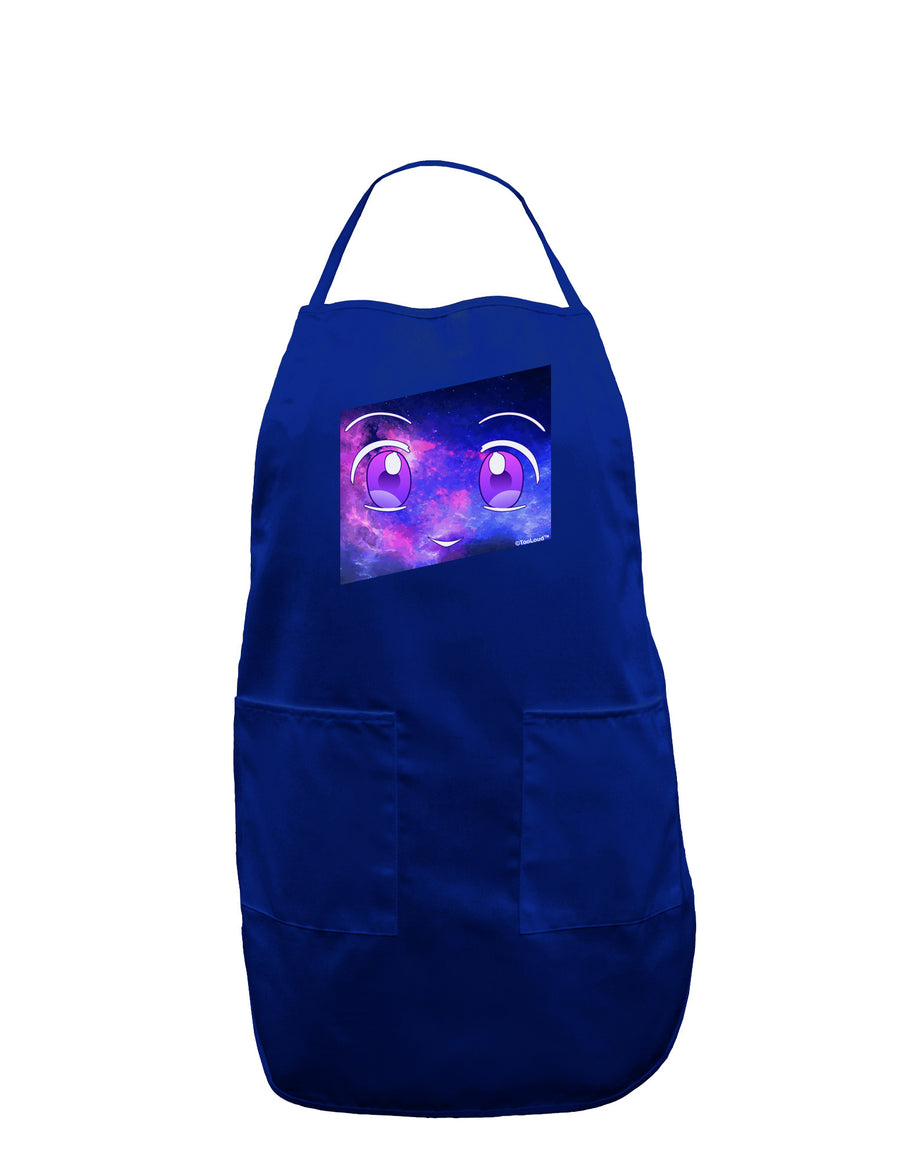 Cute Cosmic Eyes Dark Adult Apron-Bib Apron-TooLoud-Black-One-Size-Davson Sales