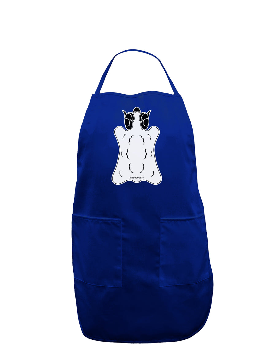 Golden Fleece Black and White Design Dark Adult Apron by TooLoud-Bib Apron-TooLoud-Black-One-Size-Davson Sales