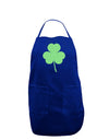 Traditional Irish Shamrock Dark Adult Apron-Bib Apron-TooLoud-Royal Blue-One-Size-Davson Sales