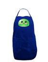 Cute RPG Slime - Green Dark Adult Apron by TooLoud-Bib Apron-TooLoud-Royal Blue-One-Size-Davson Sales