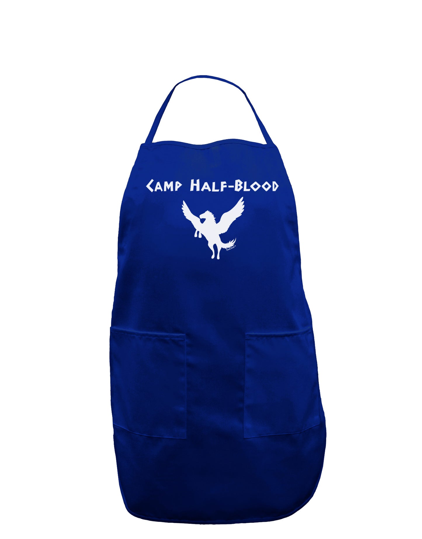 Pegasus Camp Half-Blood Dark Adult Apron-Bib Apron-TooLoud-Royal Blue-One-Size-Davson Sales