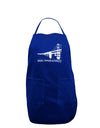 Bay Bridge Cutout Design - San Francisco Dark Adult Apron by TooLoud-Bib Apron-TooLoud-Royal Blue-One-Size-Davson Sales